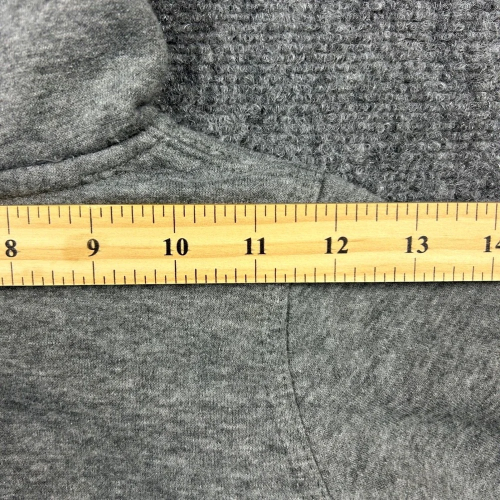 Nike Hoodie Kids‎ Size 6 Charcoal Grey Logo Pullover Fleece Sweatshirt